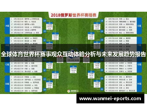 全球体育世界杯赛事观众互动体验分析与未来发展趋势报告