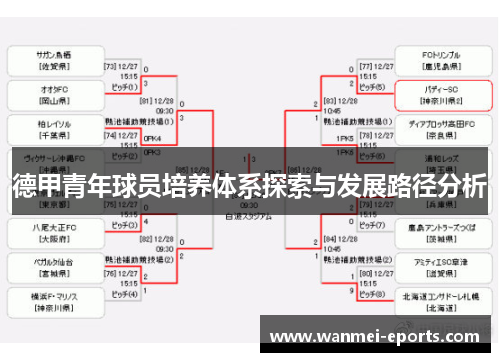 德甲青年球员培养体系探索与发展路径分析